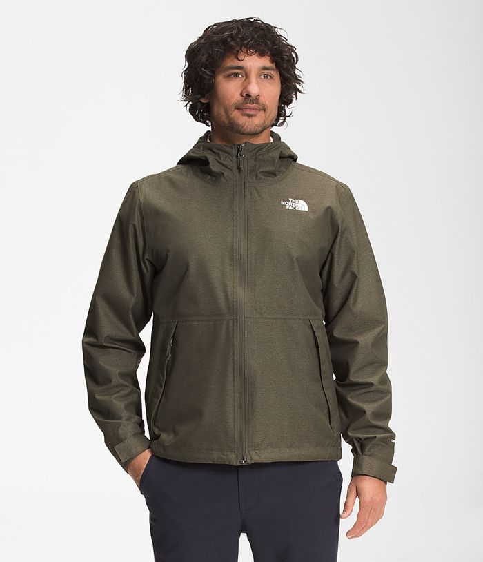 Chubasquero The North Face Hombre Verde Oscuro Printed Novelty Millerton 57462CRLE